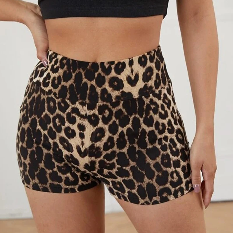 Flexitwear WildCore™ Leopard Print Yoga Shorts - Image 2
