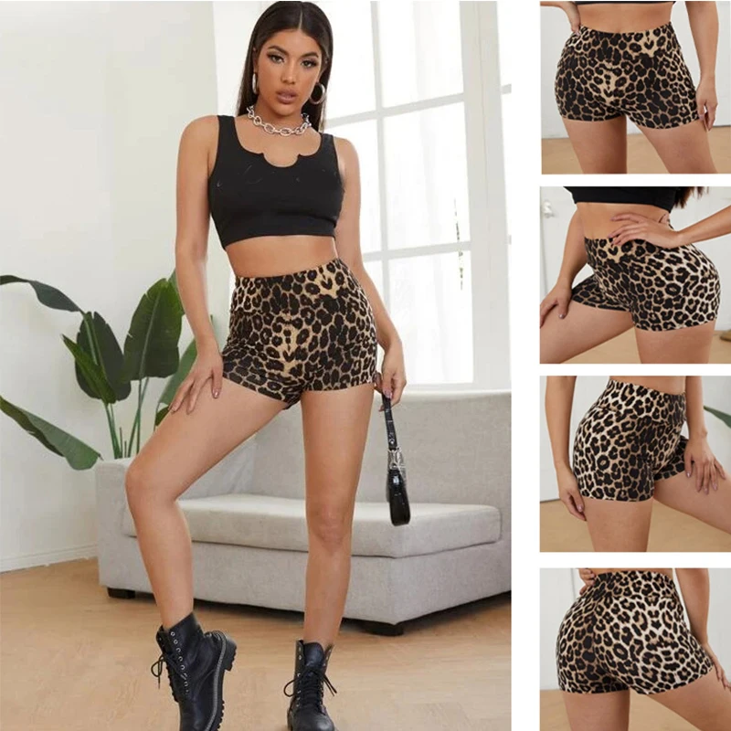 Flexitwear WildCore™ Leopard Print Yoga Shorts
